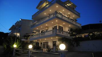 Front of property – evening/night