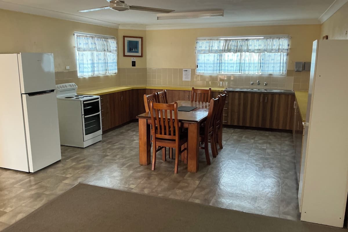 Fridge, microwave, coffee/tea maker, electric kettle