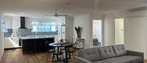 Deluxe Apartment | Living area | 32-inch Smart TV with digital channels, TV