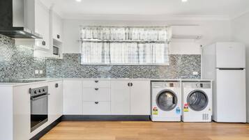 City Apartment, 1 Double Bed | Private kitchen | Fridge, microwave, coffee/tea maker, electric kettle