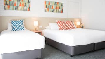 Desk, iron/ironing board, free WiFi, bed sheets