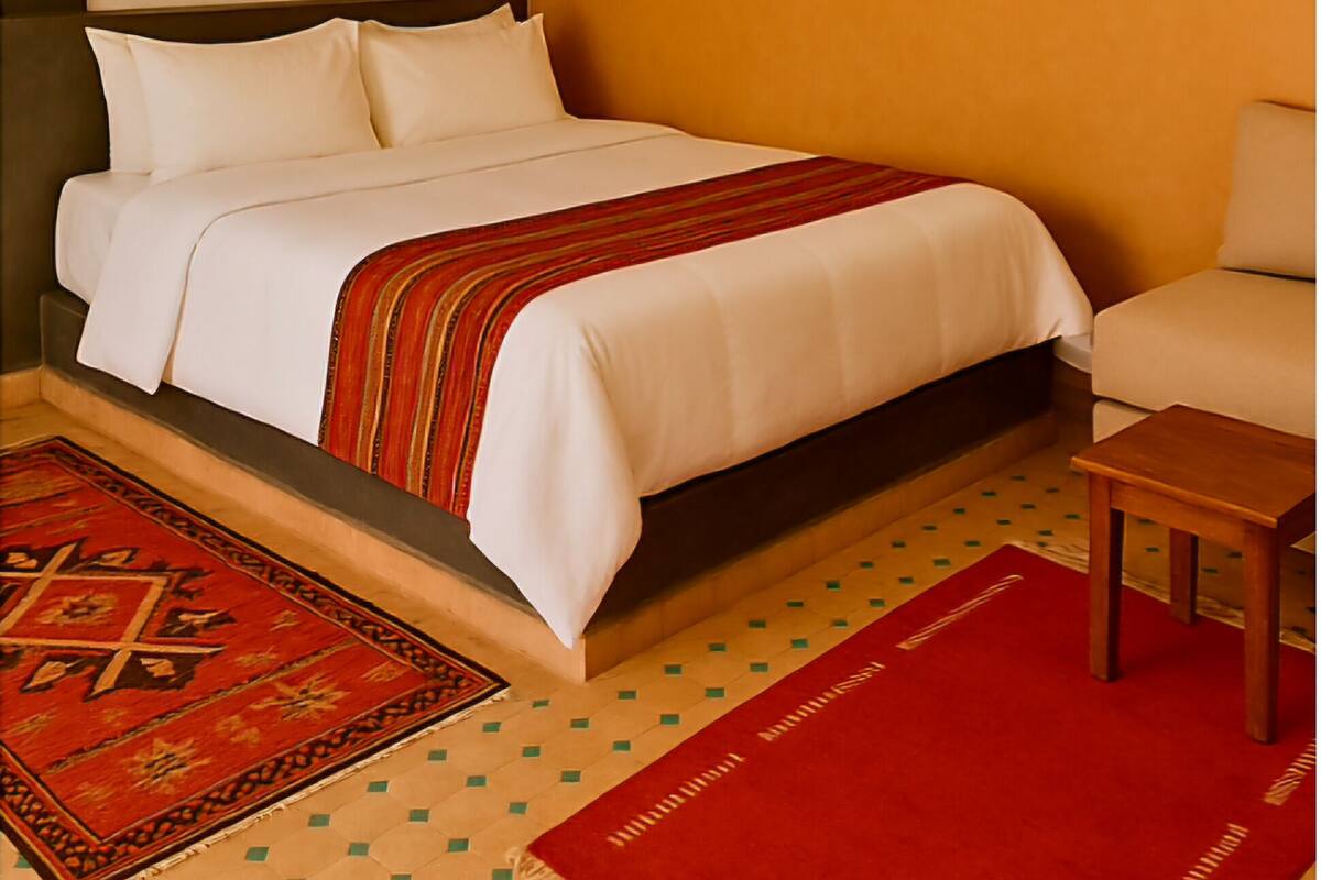 Chambre Supérieure Double ou avec lits jumeaux, vue jardin