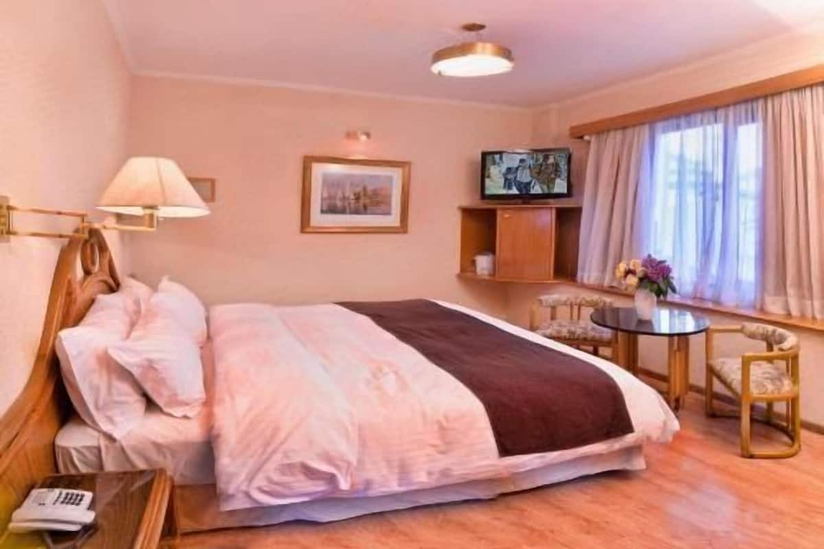 Ropa de cama de alta calidad, edredón y minibar