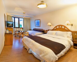 Premium bedding, down duvets, minibar, in-room safe