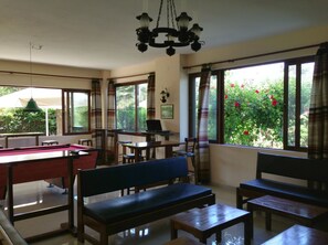 Sala de estar en el lobby