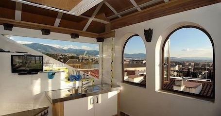 Vista a la montaña
