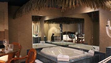 Suite, 1 King Bed | Deep-soaking bathtub