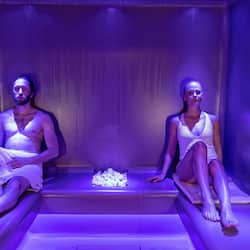 Couples treatment room(s), sauna, hot tub, body treatments, body wraps