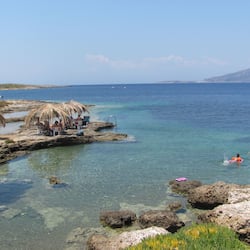Beach nearby, beach umbrellas