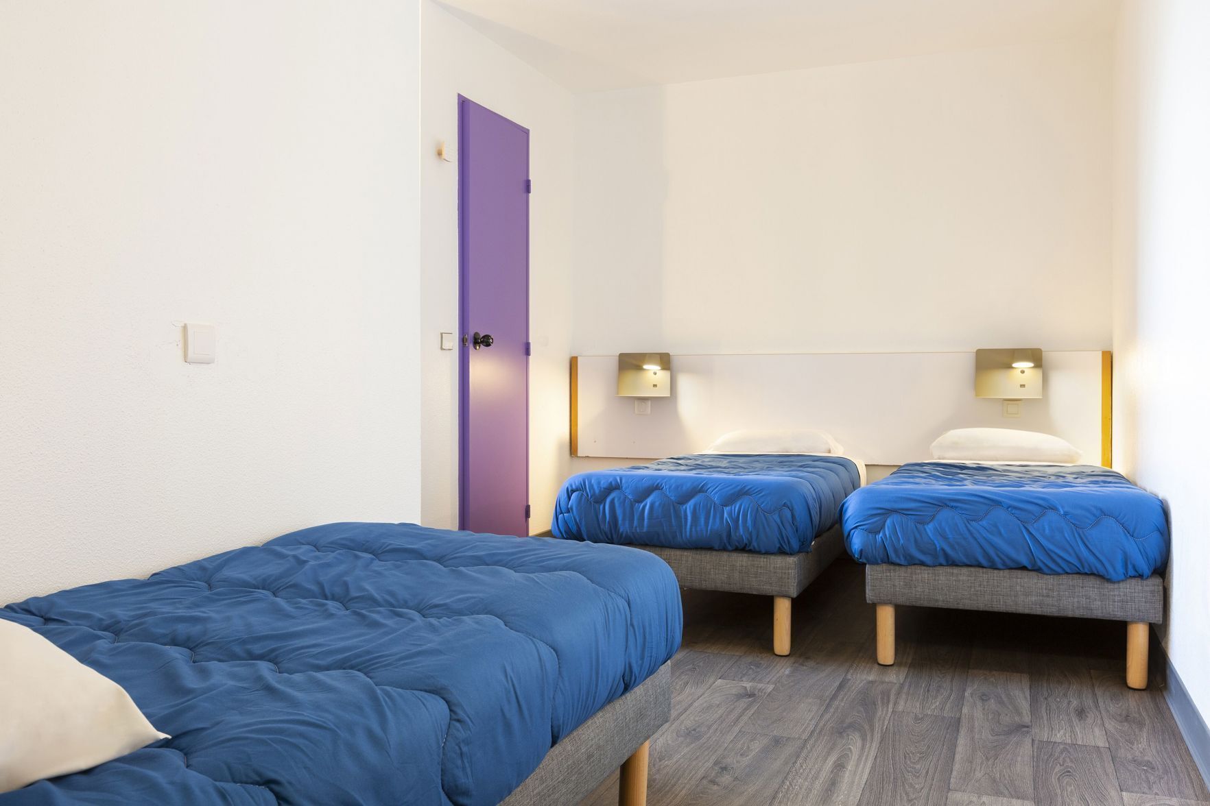 Desk, blackout curtains, free WiFi, bed sheets