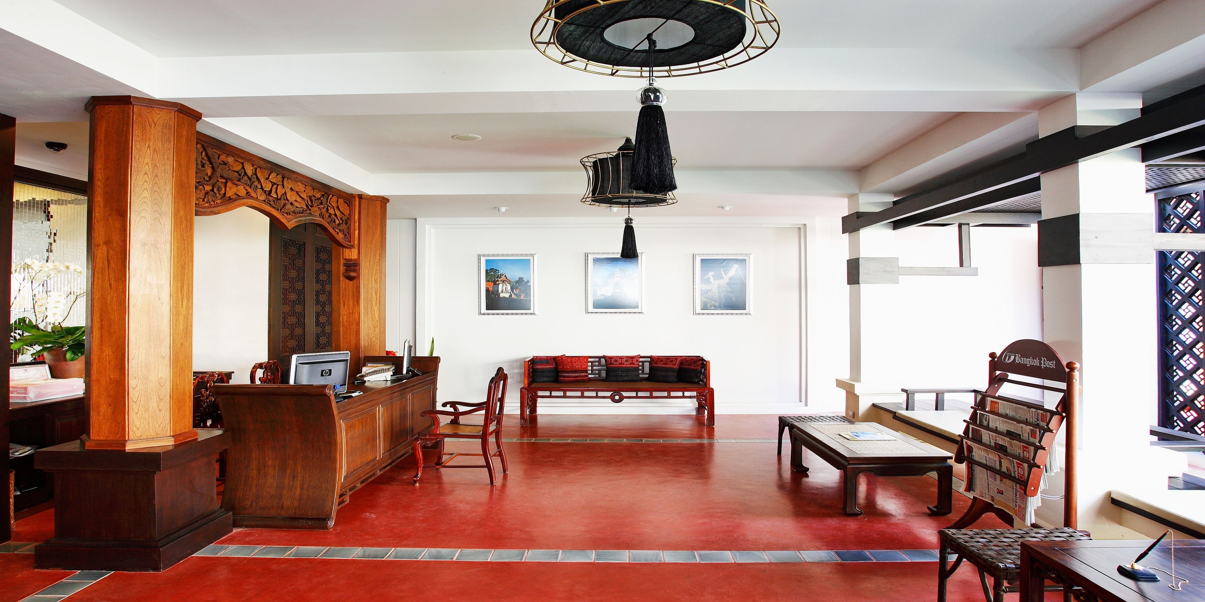 check-in/check-out kiosk