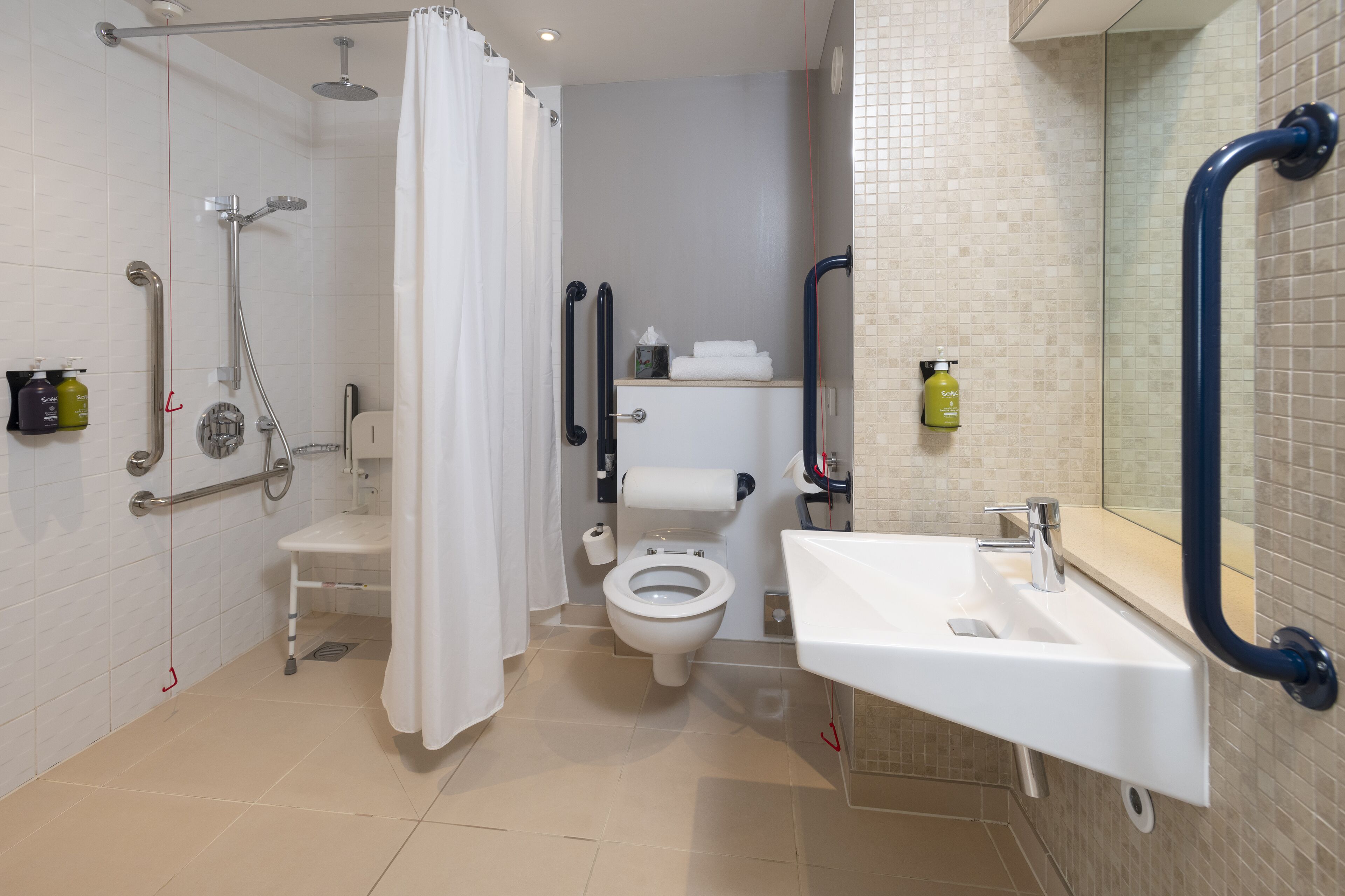 standard room, 2 single beds, accessible | bathroom | free toiletries, hair dryer, towels