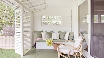 Bungalow, 3 habitaciones | Terraza o patio