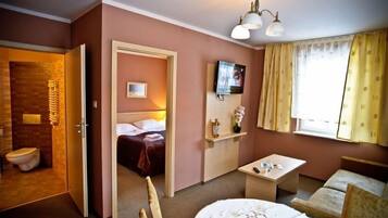 Premium bedding, Select Comfort beds, in-room safe, desk