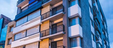 Fassade der Unterkunft