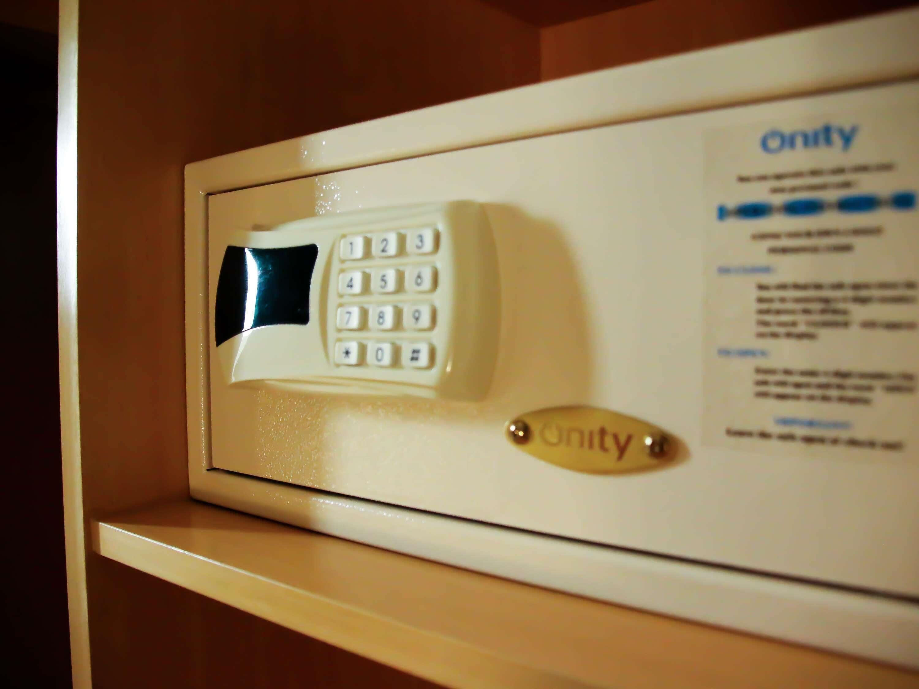 A control panel with a keypad and a nameplate labeled 'Onity.'
