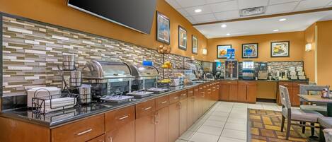 Petit déjeuner continental compris tous les jours