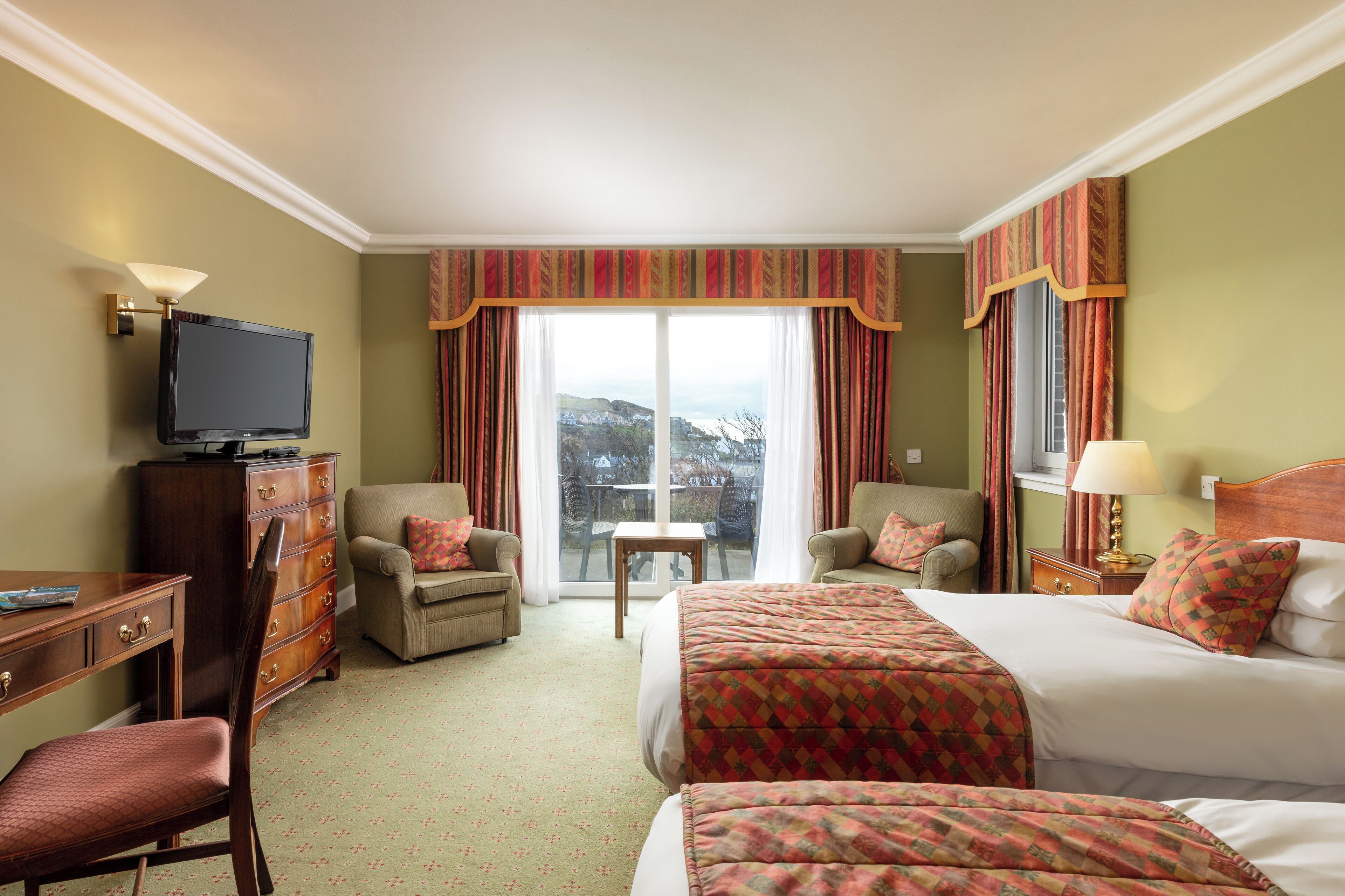 superior twin room, balcony, sea view | 1 bedroom, iron/ironing board, free wifi, bed sheets