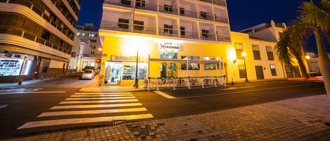 Front of property – evening/night