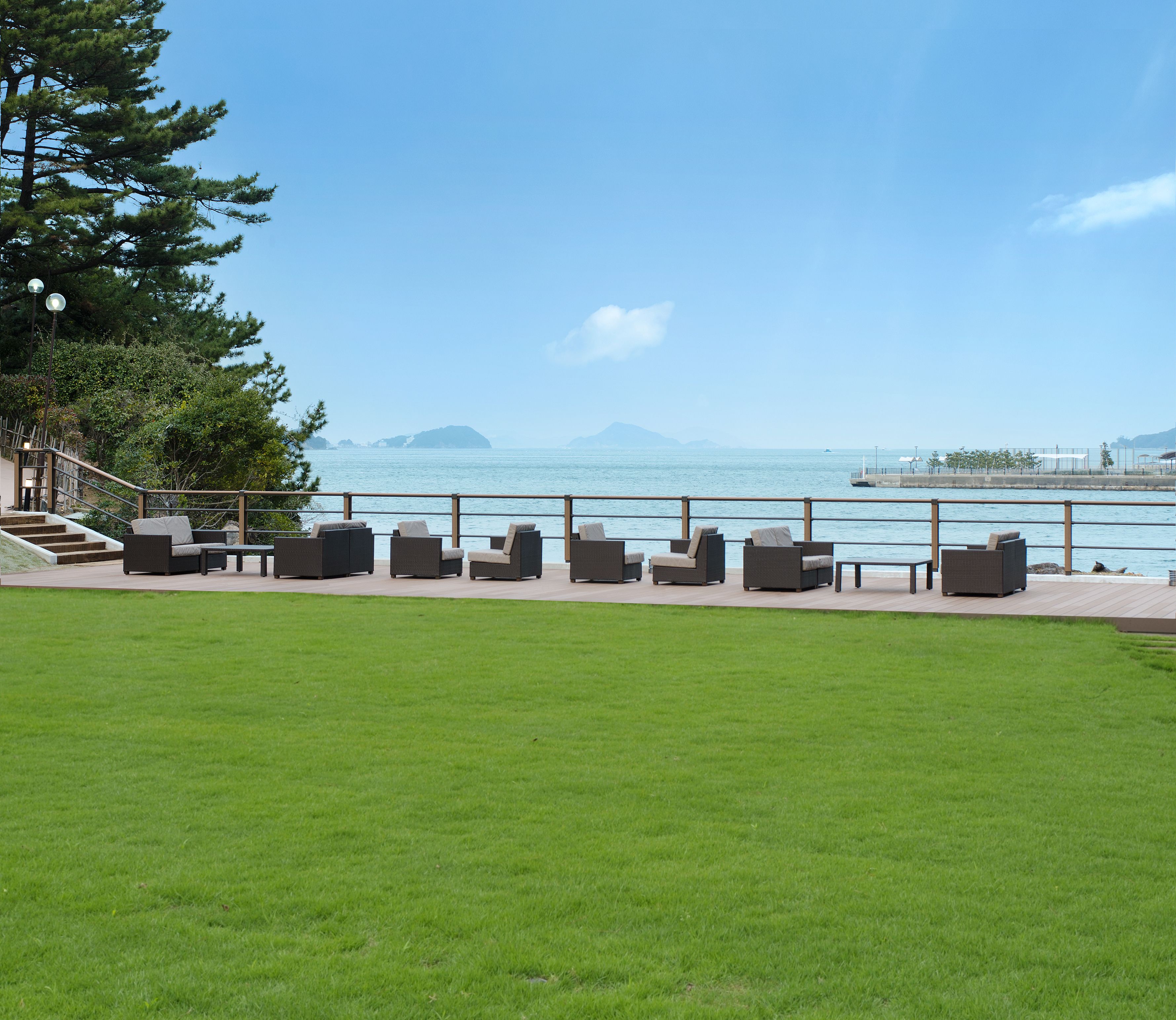 Uitzicht vanuit accommodatie