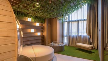 Wellness Room Suite with Sauna, Non Smoking (for 2 People, North Wing) | 1 bedroom, in-room safe, free WiFi, bed sheets
