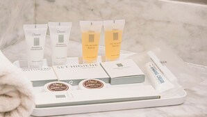 淋浴設備、環保盥洗用品、吹風機、毛巾