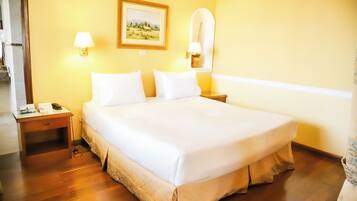 1 chambre, literie de qualité supérieure, surmatelas, minibar