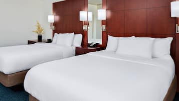 In-room safe, desk, laptop workspace, blackout drapes