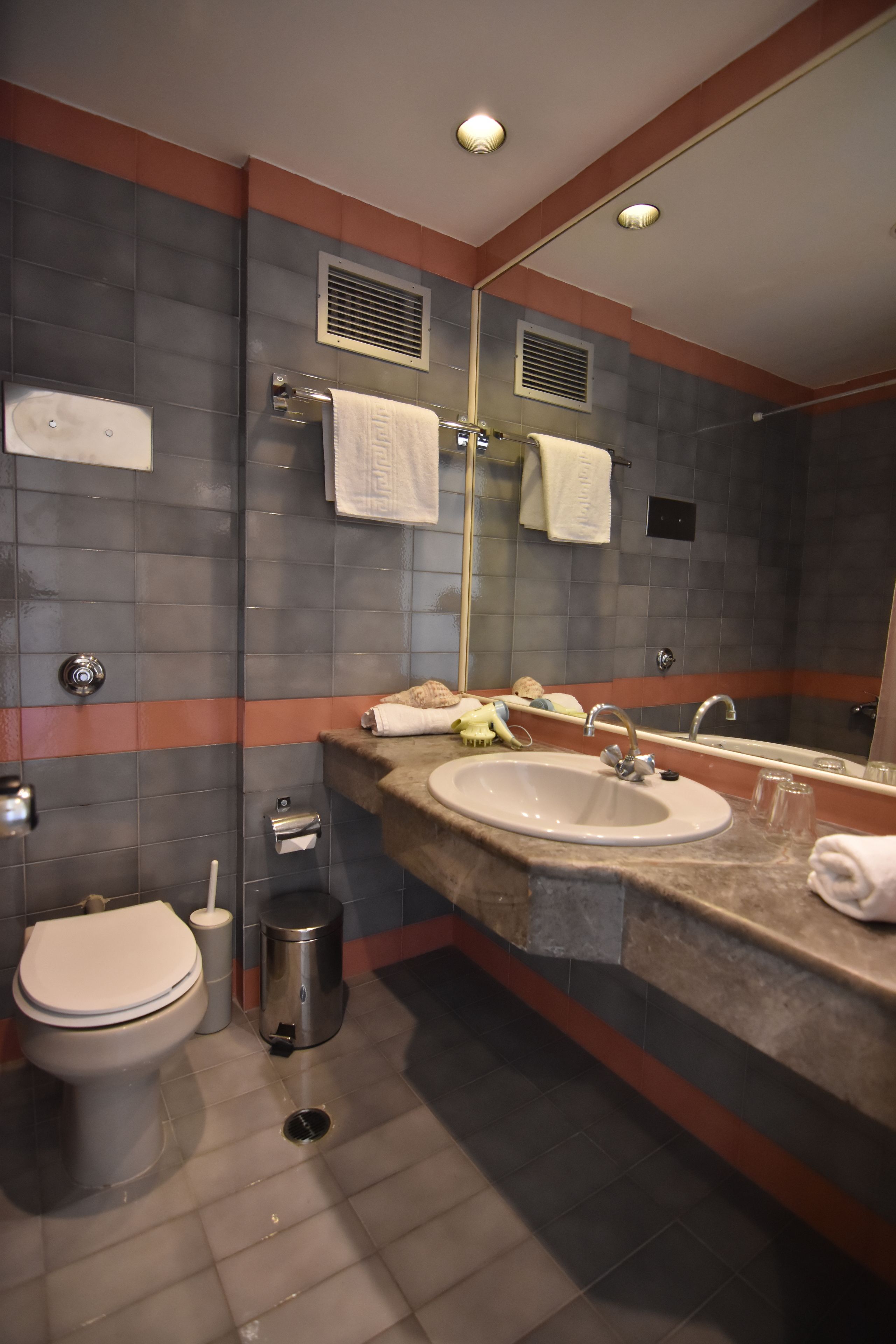 standard double room | bathroom | free toiletries, hair dryer, towels