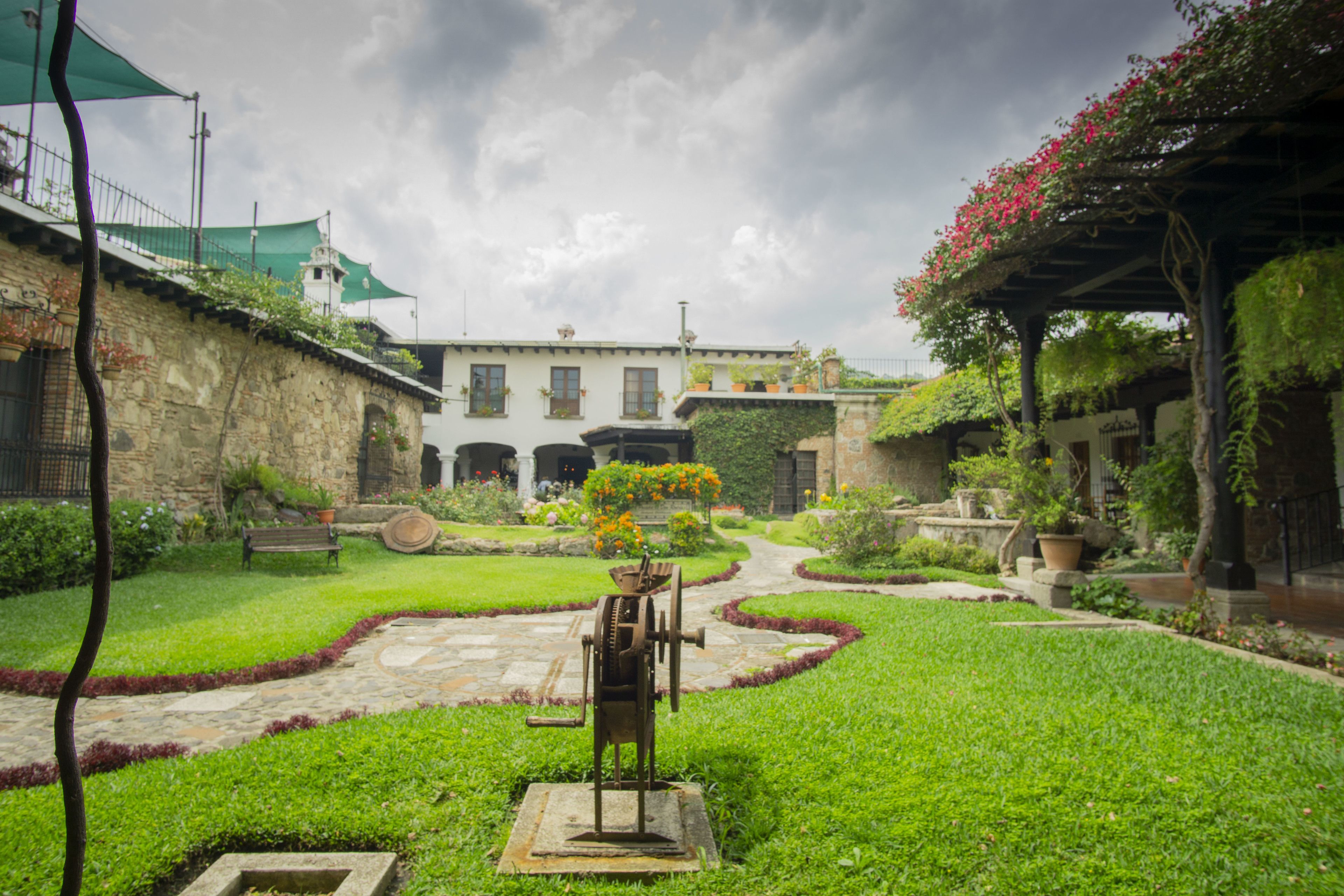 Outdoor wedding area