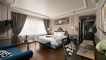 Imperial Suite Room with Old Quarter View | Minibar, in-room safe, individually decorated, individually furnished