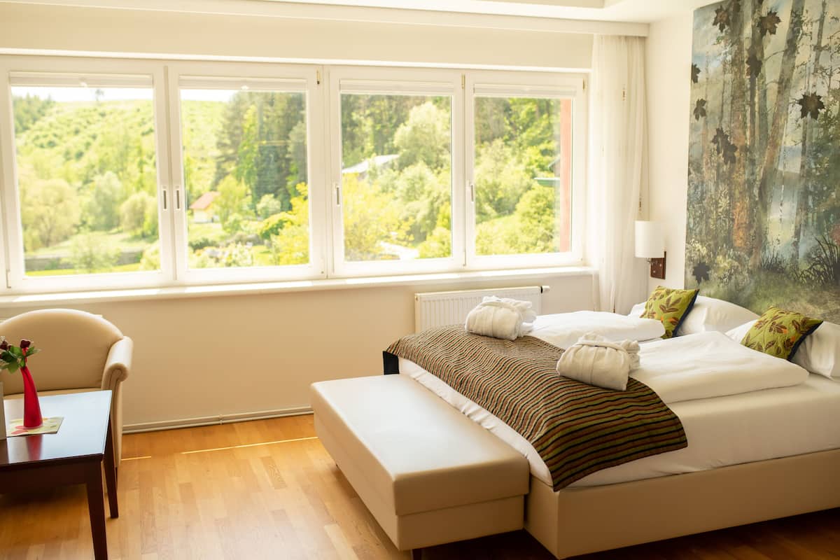 deluxe double room | 1 bedroom, minibar, in-room safe, desk