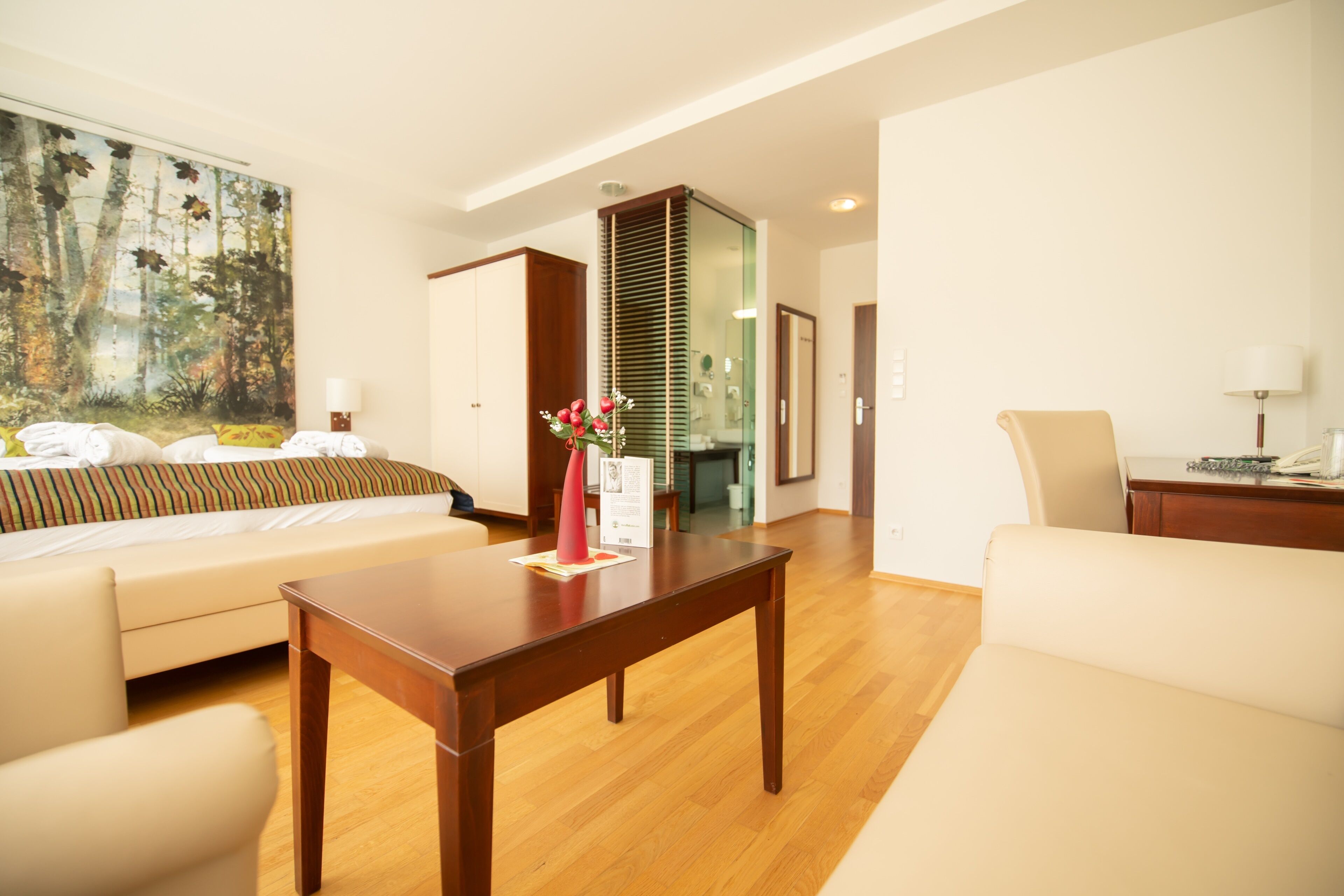 Deluxe-Doppelzimmer | Minibar, Zimmersafe, Schreibtisch, kostenloses WLAN