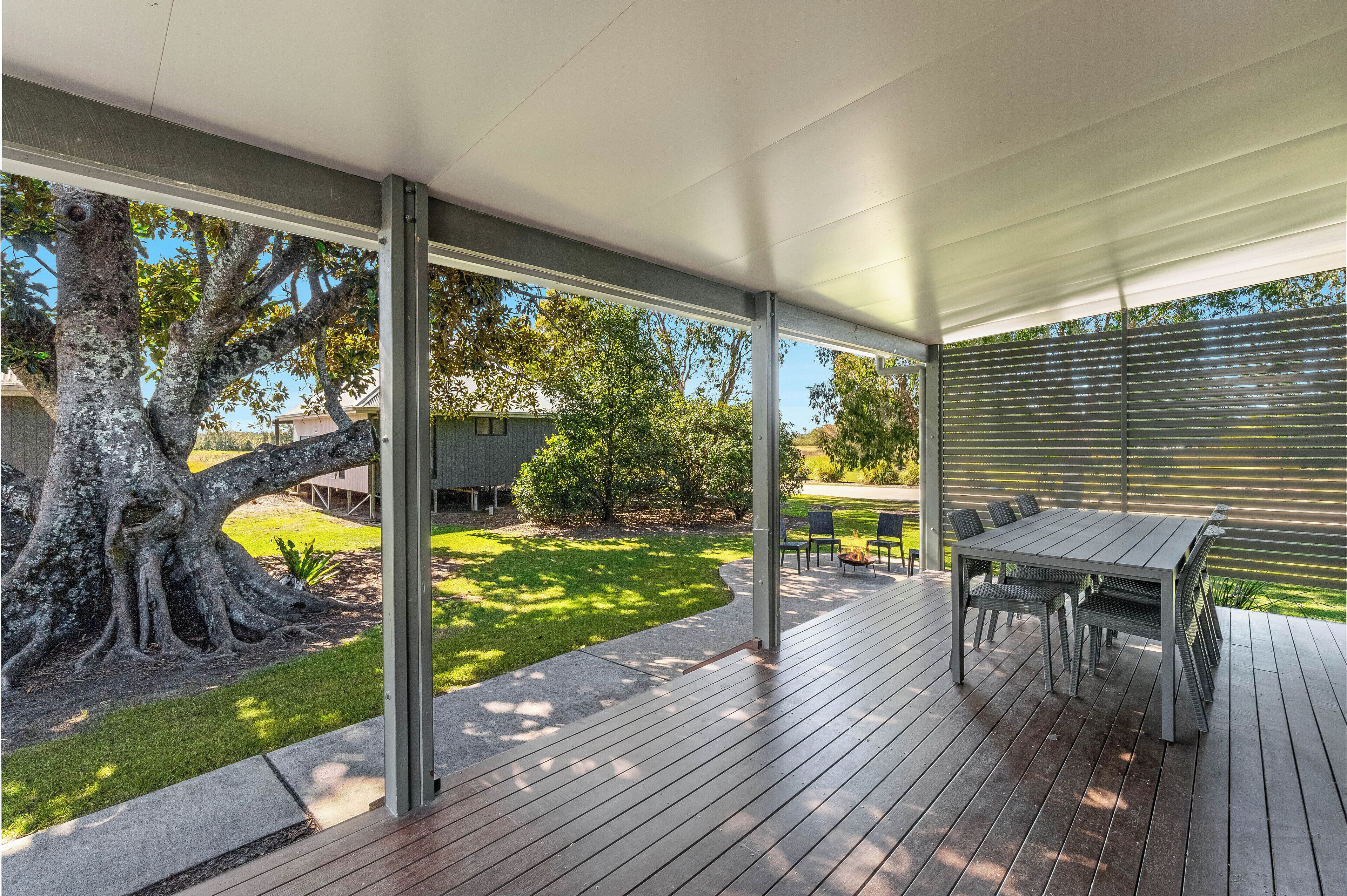 Cabaña (Figtree Cabin) | Terraza o patio