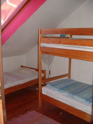 Yhteismajoitus, 1 yhden hengen sänky | Näkymä huoneesta