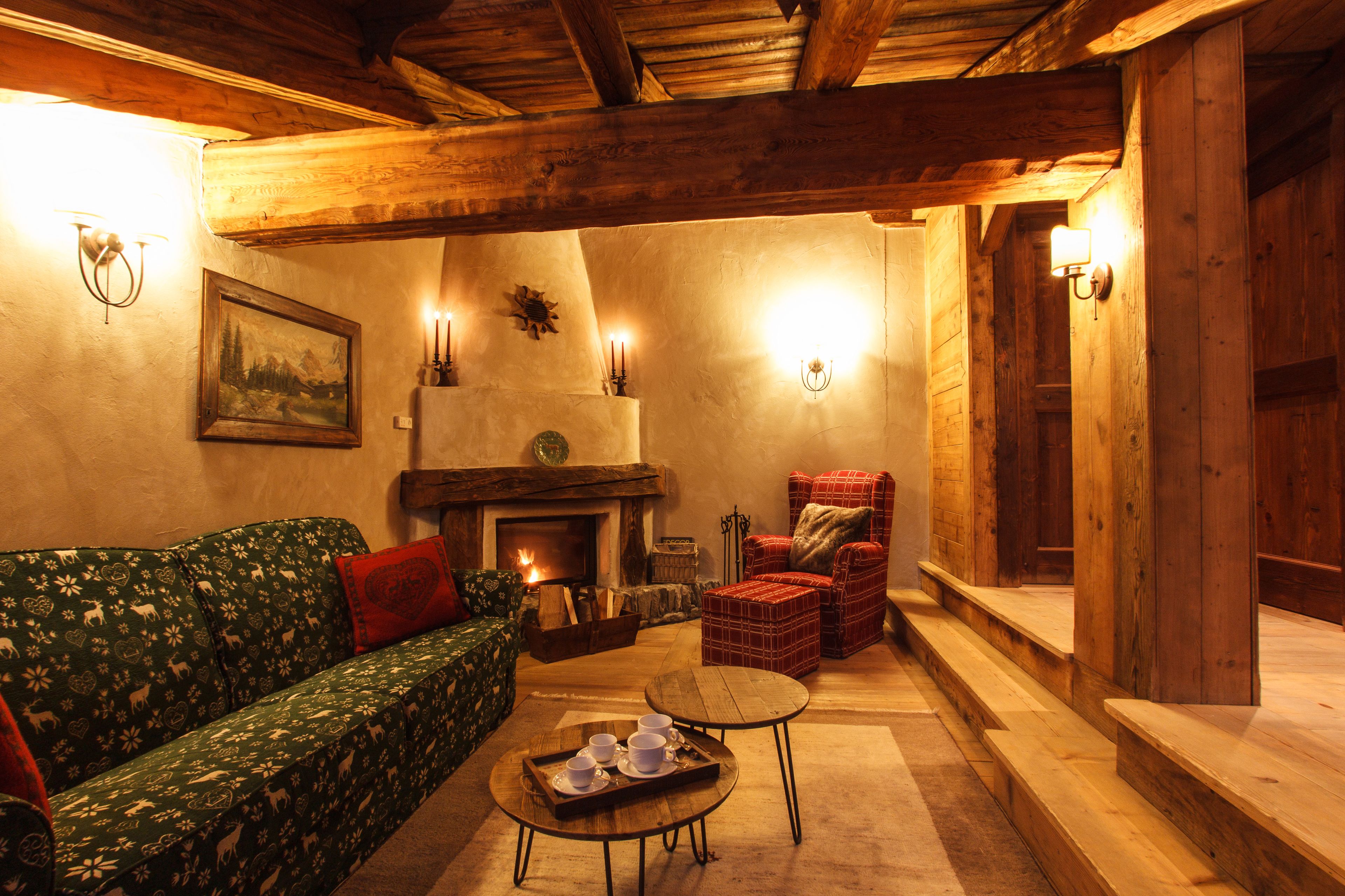 Coin salon dans le hall