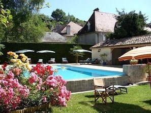 Pool - Hotel Grangier (Saint Sozy)