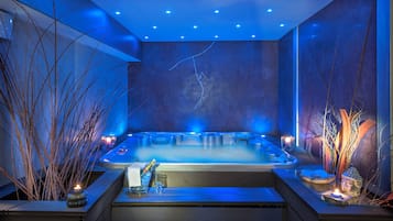 Sauna, hot tub, Turkish bath, reflexology, Ayurvedic treatments