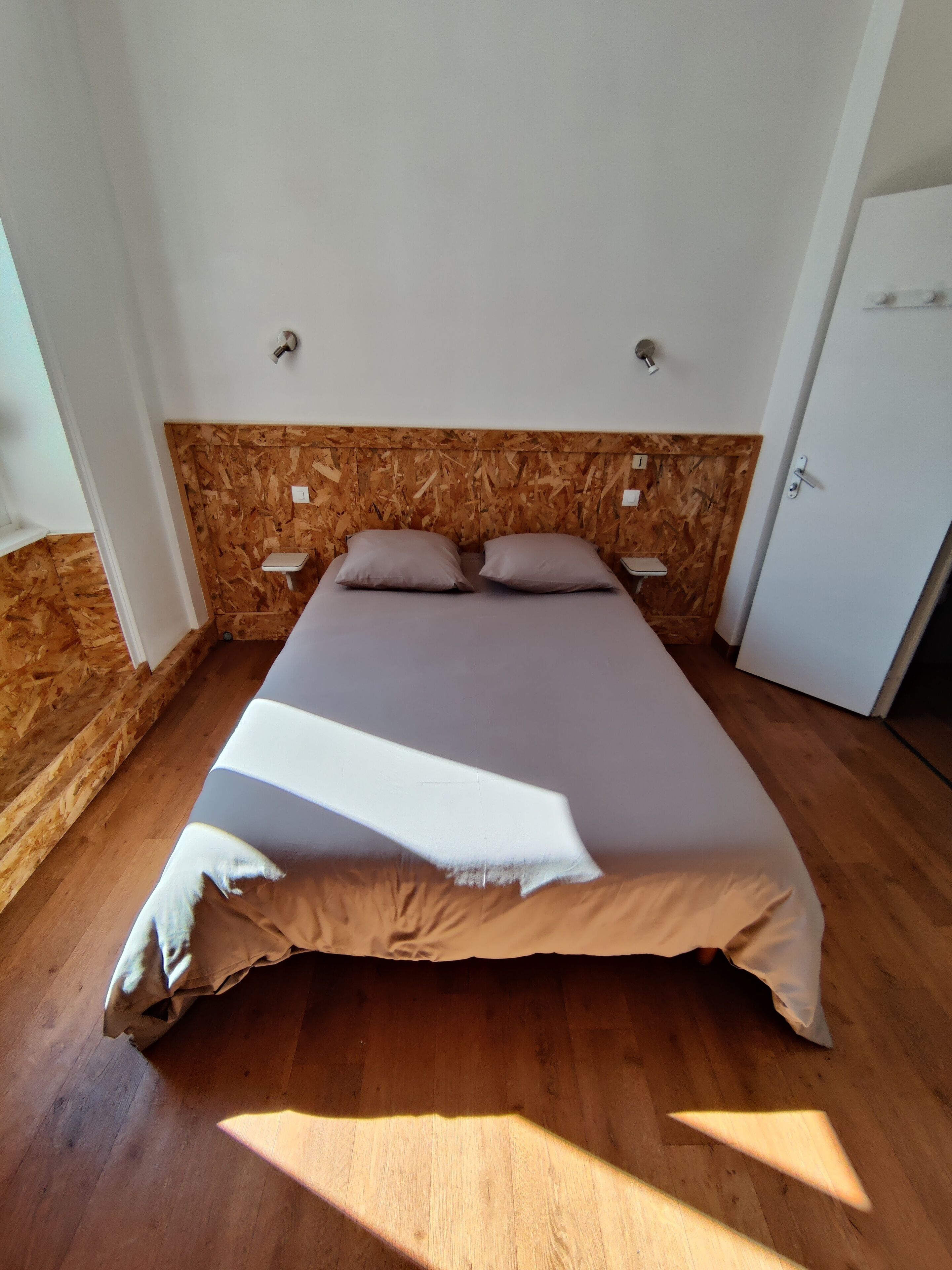 individually decorated, desk, blackout curtains, soundproofing