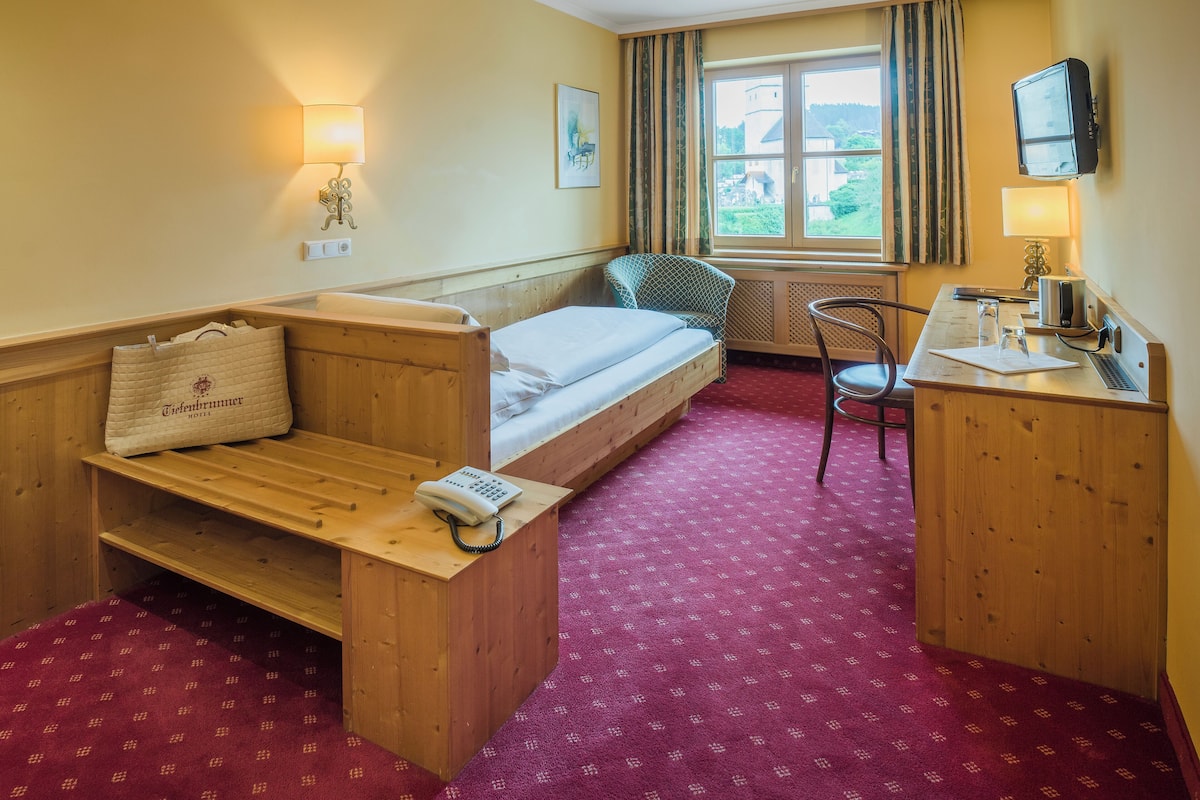 Ropa de cama de alta calidad y minibar