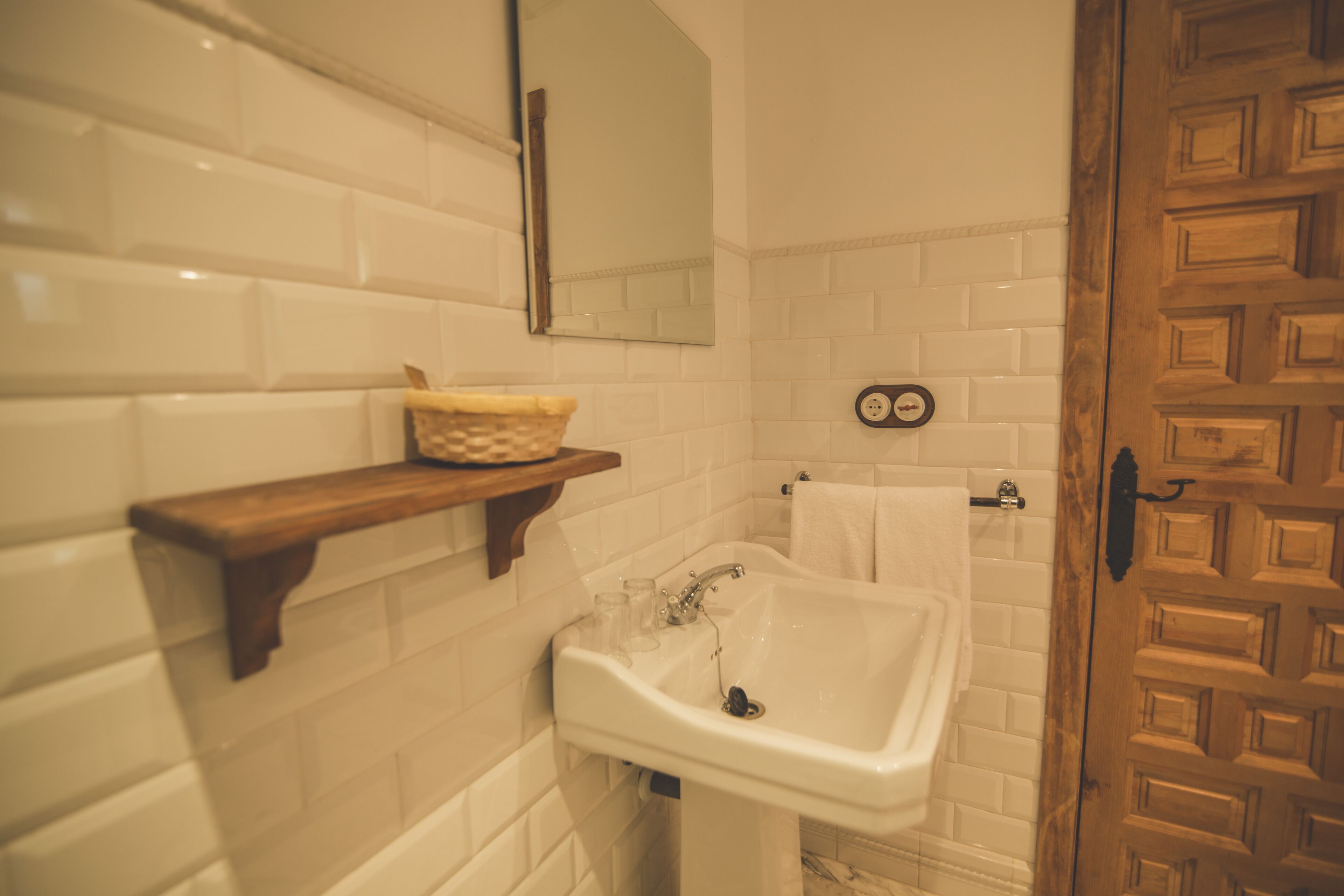 free toiletries, hair dryer, towels