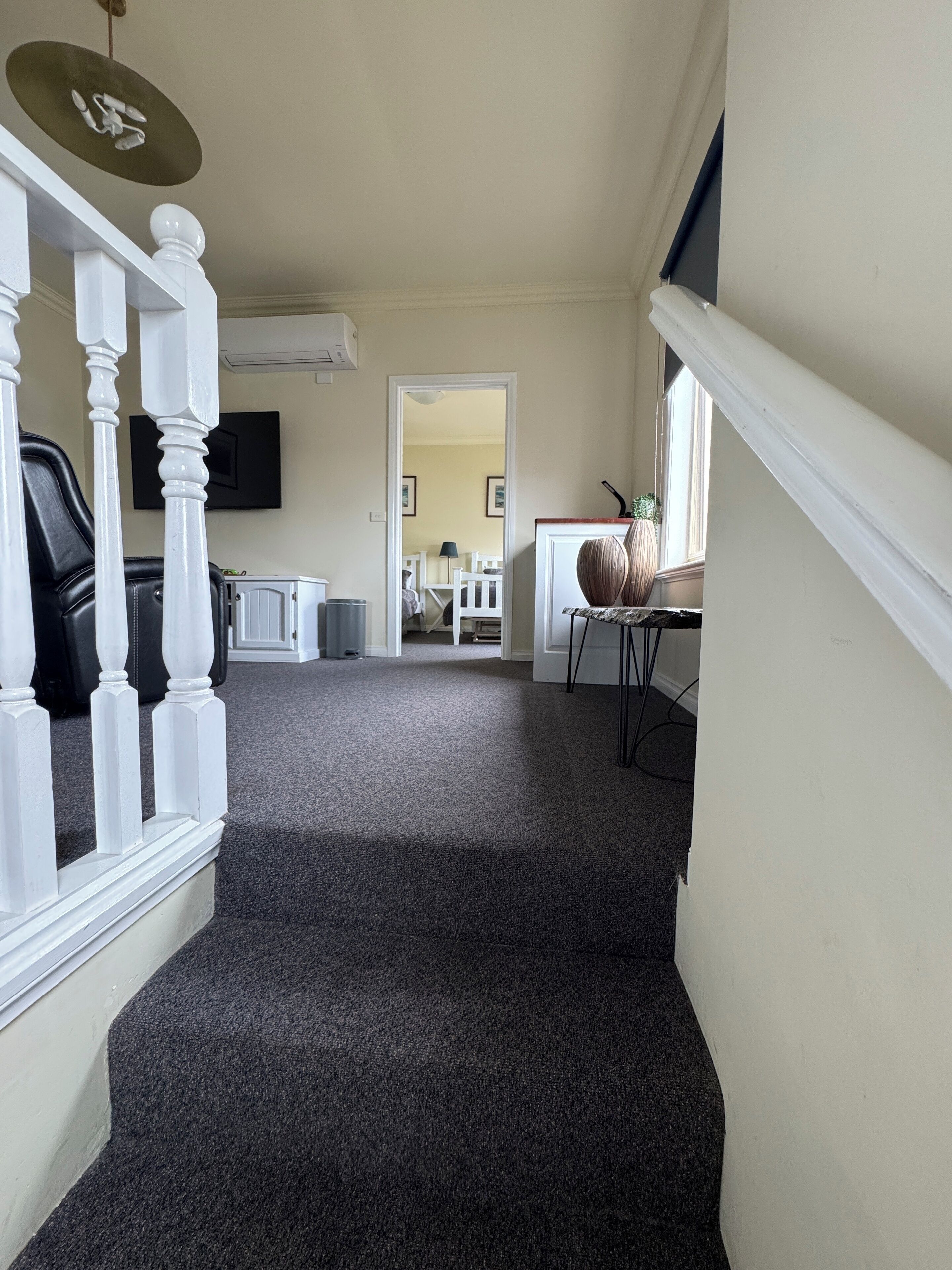 2 bedroom studio (unit 6a) | living area | 42-inch smart tv with digital channels, dvd player