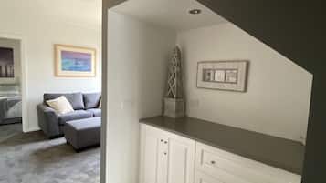 1 Bedroom Apartment (Unit 6) | Living area | 42-inch Smart TV with digital channels, DVD player