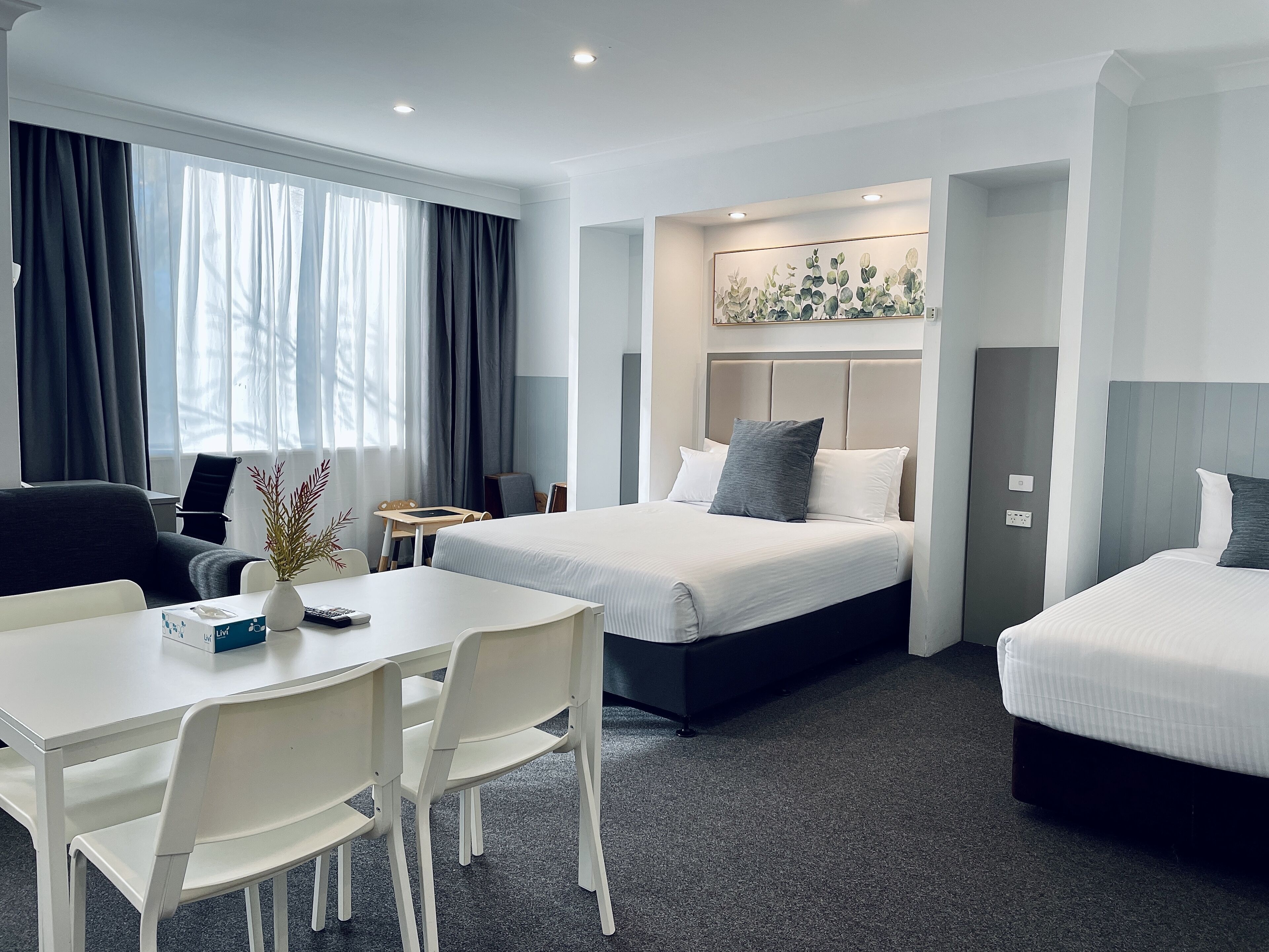 superior suite | 1 bedroom, in-room safe, desk, blackout curtains