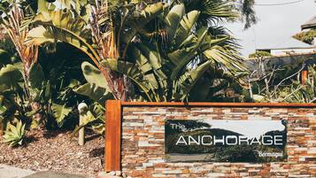 Fassade der Unterkunft