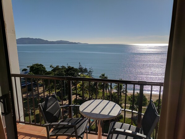 Blick von der Unterkunft