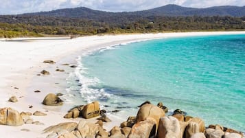 Beach nearby, white sand