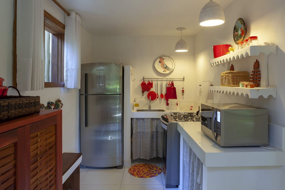 villa ibo | private kitchen | full-sized fridge, oven, espresso maker, coffee/tea maker