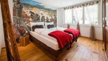 Lägenhet Standard - 3 sovrum (West) | Duntäcken, bäddmadrasser, individuell inredning och unika möbler