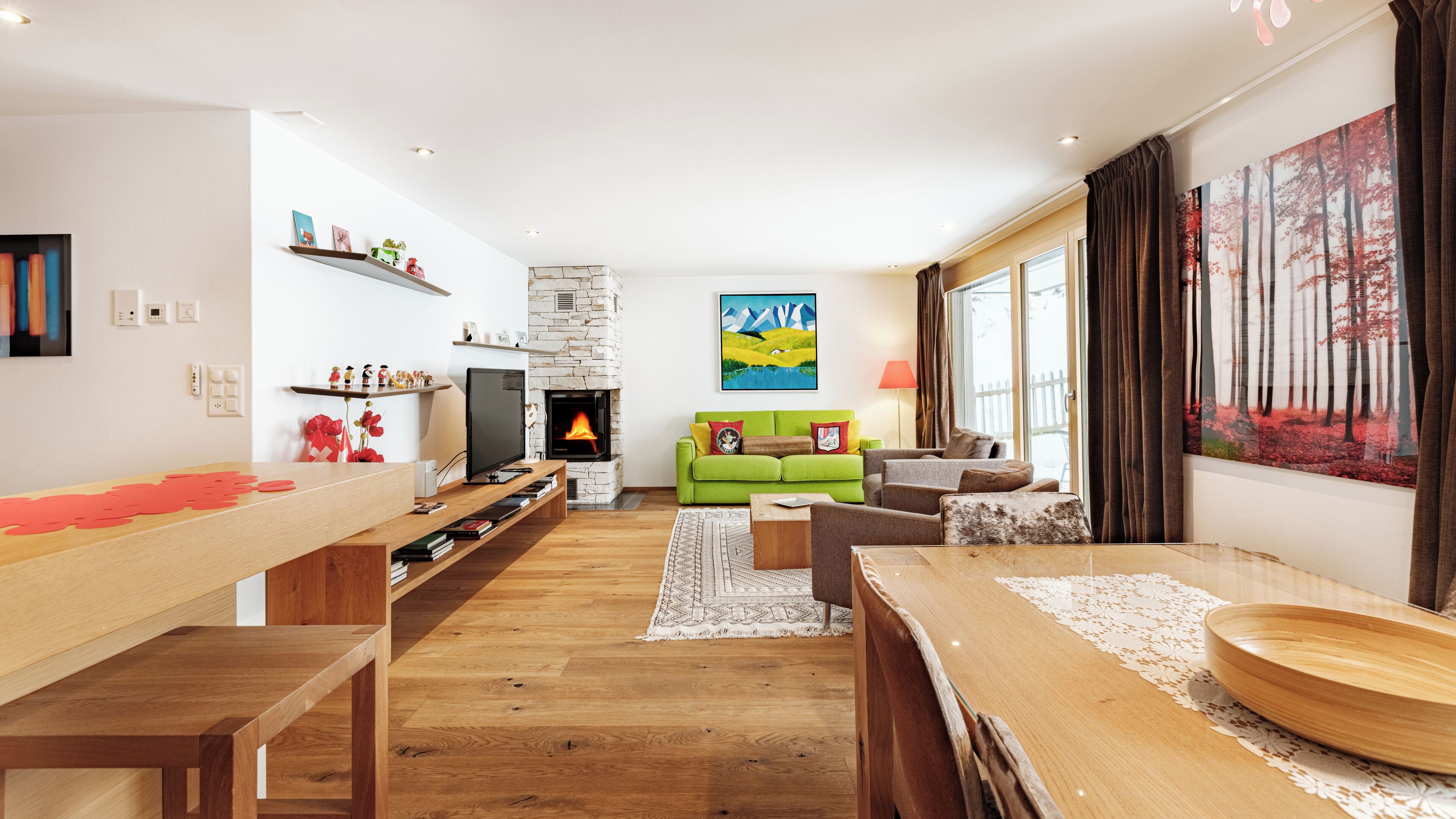 vita 2 - two-bedroom apartment (1st floor) | living area | dvd player